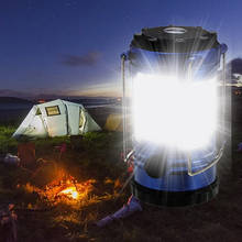 Luz de emergencia retráctil Dropship, luz de Camping Solar portátil, tienda de campaña, lámpara de llama, linterna, linterna 2024 - compra barato