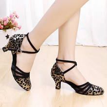 Women‘s Brand Style Latin Dance Shoes Woman//Ladies Closed Toe Glitter Salsa Tango Ballroom Modern Dancing Shoes Social Shoes 2024 - buy cheap