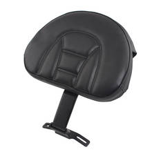 Motorcycle Leather Plug-In Driver Rider Backrest Pad Fit For Harley Heritage Softail Fatboy models 2007-2017 2024 - buy cheap