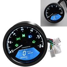 Universal LCD Digital Tachometer Speedometer Odometer Motorcycle Accessories Universal Motorcycle Tachometers Low Oil Alarm 2024 - buy cheap