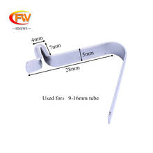 FINEWE Manufacturer tent pole v shape push button spring snap clip tube 4mm*7mm wholesale 2024 - buy cheap