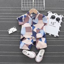 Boys Clothes Sets Summer 2021 Children Fashion Shirts Shorts 2pcs Wedding Suits For Baby 1 to 4 Years Toddler Tracksuits Outfits 2024 - buy cheap