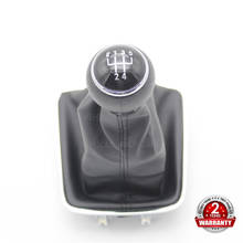 For VW Tiguan 5N 2007 2008 2009 2010 2011 Car 5 Speed Car Gear Stick Level Shift Knob With PU Leather Boot 2024 - buy cheap