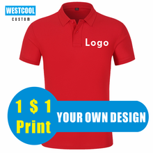 High-Quality 8 Solid Color Custom Polo Shirt Logo Embroidery Cotton Mens And Womens Summer Polo Shirt Customize Logo WESTCOOL 2024 - buy cheap