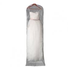 Venda quente 60% vestido capa protetora reutilizável dustproof malha roupas poeira capa de malha transparente vestido de casamento protetora para casa 2024 - compre barato