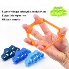 Hand Grips Silicone Finger Strength Exerciser Trainer Strengthener Grip Resistance Band 3 Level Gripper Strength Hand Stretcher 2024 - buy cheap