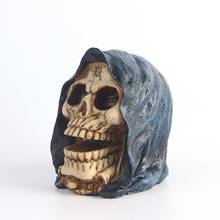 Halloween Ghost Skull Resin Skeleton Storage Hook Wall Mount Desk Ornament Statue For Home Party Halloween Decor 2024 - buy cheap