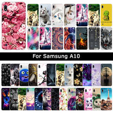 Funda de TPU de silicona suave para Samsung Galaxy A10 A 10, carcasa protectora de teléfono con pintura colorida de animales, Fundas Coque Capa 2024 - compra barato