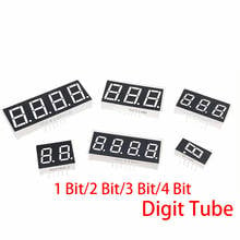 Pantalla LED de 0,4 pulgadas, 5 piezas, 7 segmentos, 1 Bit/2 Bit/3 Bit/4 Bit, tubo de dígitos, cátodo común rojo/ánodo Digital, 0,4 pulgadas, 7 segmentos 2024 - compra barato