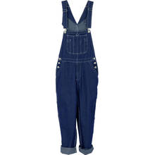 2021 Men Bib Loose Overalls Jeans Huge Straight Denim Jumpsuits Fashion Cargo Pants Hip Hop Trousers Plus Large Size 28 - 50 2024 - buy cheap