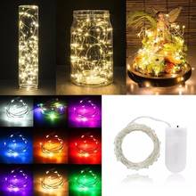LED Christmas Garland LED Copper Wire String Fairy Lights 2M/5M Waterproof Christmas Decoration for New Year/Christmas 2024 - buy cheap