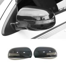 For Mitsubishi Outlander 3 2013-2018 Rear View Rearview Side Mirror Cover Trim ABS Carbon Fiber Sticker Decoration Accessories 2024 - buy cheap