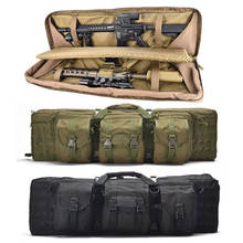 Военный 95 см чехол с винтовочным пистолетом, рюкзак для страйкбола, сумка с двойной винтовкой для M4a1 AK47, Портативная сумка для переноски, принадлежности для охоты 2024 - купить недорого