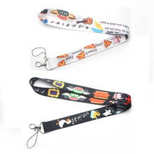 Friends cartoon cute keychain Accessories Safety Breakaway Mobile Phone USB ID Badge Holder Straps Tag Neck lanyard Camera E0506 2024 - buy cheap
