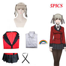 Disfraz de Kakegurui para niñas, conjunto completo de uniforme escolar de Anime, Kirari, Momobami, Jabami, Yumeko, Yumemite, Yumemi, para Halloween 2024 - compra barato