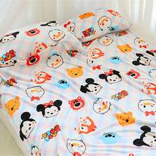 New Mickey Minnie Mouse Blanket Cartoon Winnie the Pooh Coral Fleece Air Conditioning Thin Quilt Pillowcase  for Children Kids 2024 - buy cheap
