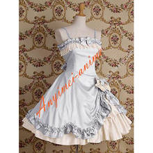 fondcosplay Gothic Lolita Punk Sweet Fashion Baby Blue White Cotton Dress Cosplay Costume Tailor-made[CK1314] 2024 - buy cheap