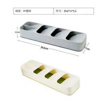 Cutlery Storage Box Large Capacity Non-Slip Design  Plastic Knife Fork Spoons Storage Rack Knife Stand Cabinet Tray Kitchen Tool 2024 - buy cheap