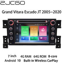 Radio con GPS para coche, reproductor Multimedia estéreo con DVD, navegación, pantalla Android, para Suzuki Grand Vitara Escudo JT 2005 ~ 2020 2024 - compra barato