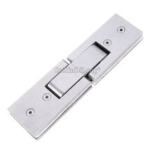 304 Stainless Steel Casting Frameless Shower Glass Door Hinges 180 Degree Glass to Glass Clamps Fixed Holder Brackets Brushed 2024 - buy cheap