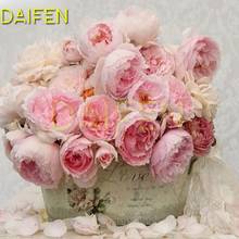 5D DIY Diamond painting Lily peony Full Square Diamond embroidery Cross stitch Pink Rose Full Round Diamond mosaic Flower vase 2024 - buy cheap