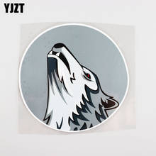 YJZT 13.9CMX13.8CM Interesting Fierce Forest Wolf  Animal Cartoon Car Sticker Decal 13B-0103 2024 - buy cheap