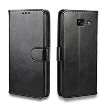 Luxury Case For Samsung Galaxy A5 A6 A7 A8 Plus 2018 2017 2016 Case Flip leather Wallet Card Slot silicone Cover Phone 2024 - buy cheap