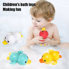 Verão novo banheiro banho chuveiro do bebê relógio de natação crianças jogar água bonito pouco pato banho banheira brinquedos para criança #1223 2024 - compre barato