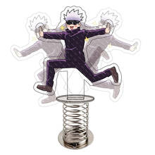 Anime Jujutsu Kaisen Gojo Satoru Cartoon Figure Shake Shake Stand Model Toge Inumaki Transparent Acrylic Desk Ornament Toy 2024 - buy cheap