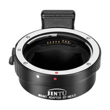 JINTU-Adaptador de montaje para lentes EF-NEX, enfoque automático, marco completo, para lente Canon EF, Sony NEX, A6500, A6300, A6000, A7, A7R, A7S, A7RII 2024 - compra barato