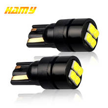 2 шт. светодиодный автомобильные светодиодные лампы 12 в 6500K 3030 SMD T10 W5W Canbus 5W5 2024 - купить недорого