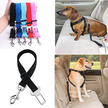 High Quality Pet Dog Car Safety Seat Belt Adjustable Dog Pet Seatbelt Collar Lead Leash Harness Pet Travel Acessories 2024 - buy cheap