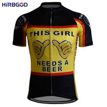 HIRBGOD-Camiseta de Ciclismo para mujer, ropa de bicicleta de montaña, Maillot para Hombre, Verano- TYZ164-01 2024 - compra barato