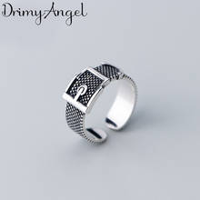 Simple Style Silver Color  Belt Rings for Women Men Jewelry Big Open Rings bague femme 2024 - buy cheap