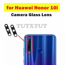 Стеклянный объектив для задней камеры Huawei Honor 10i, 3 шт., основной объектив задней камеры с клеем для Huawei Honor 10i, запасные части для ремонта 2024 - купить недорого
