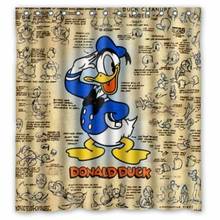 Donale Duck Collage-cortina de ducha de poliéster para Baño 2024 - compra barato