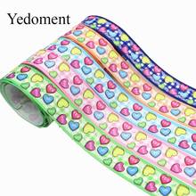 10 Yards Grosgrain Ribbon Love Heart-Shaped Printed Ribbon 1" 25MM For Hair Bows DIY Crafts Handmade Accessories M19061001 2024 - buy cheap