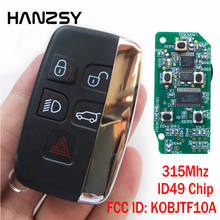 5 Buttons Remote key for Land Rover Range Rover Evoque /Sport 2012 2013 2014 2015 Smart Key KOBJTF10A ID49 Chip 315Mhz 2024 - buy cheap