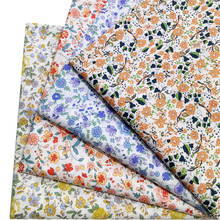 145x50cm 60S Cotton poplin High Density Fresh Small Floral Fabric, making Women's Children's Dress cloth 2024 - buy cheap