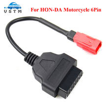 Cable OBD de alta calidad para motocicleta, Conector de diagnóstico de 4 pines a 16 Pines, para Ho * nda, 4/6 pines 2024 - compra barato