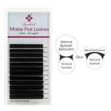 Genie Matte Flat lashes for eyelash extensions ellipse roots Softer Tips less pressure on the eyes Flat lash extenstions 2024 - buy cheap