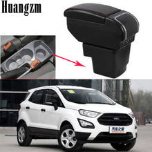 Centro centro console caixa de armazenamento para ford ecosport 2013-2017 com suporte de copo cinzeiro interior do carro-estilo acessórios 2024 - compre barato