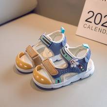 Sandália infantil de princesa coalma, sapatos de praia para meninos e meninas com fundo macio 2024 - compre barato