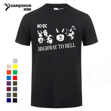 Camiseta estilo celebridade, camiseta masculina de algodão com manga curta e banda de punk rock 2024 - compre barato