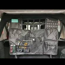 Multi-Pockets Trunk Bag Storage Car Pet Dog Barrier Rear Trunk Cargo Tool Organizer Fit For 2007~2019 Jeep Wrangler JK JL 4-Door 2024 - buy cheap