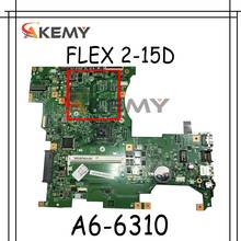 Материнская плата для ноутбука LENOVO Ideapad FLEX 2-15D A6-6310 5B20G00850 13310-1 448.01001.0011 2024 - купить недорого