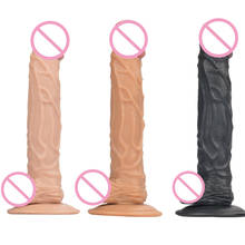 Realistic Penis Super Huge Big Dildo Silicone Flexible Suction Cup Artificial Penis Female Masturbator Sex Toys For Men 2024 - buy cheap