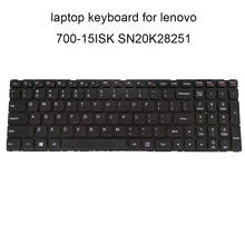 Сменные клавиатуры для lenovo 700 15ISK 700 15 ISK Английская версия для США черная клавиатура SN20K28251 LCM15H83US 6861 новое поступление 2024 - купить недорого