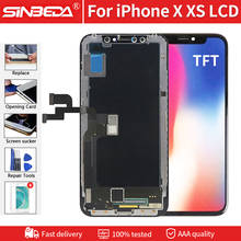Pantalla LCD TFT de 5,8 pulgadas, montaje de digitalizador de pantalla táctil 3D, AAA +++, para iPhone X, XS, JK 2024 - compra barato