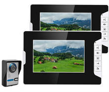 Видеодомофон SmartYIBA, 7 дюймов, проводной видеодомофон, дверной звонок, визуальный громкоговоритель, Интерком, ИК-камера, мониторная система 2024 - купить недорого